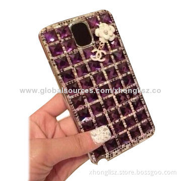 Fashionable Europe 3D Rhinestone Case for iPhone 5, Customized Designs are Welcome